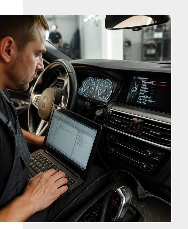 Русификация приборной панели BMW для авто в Костроме от компании